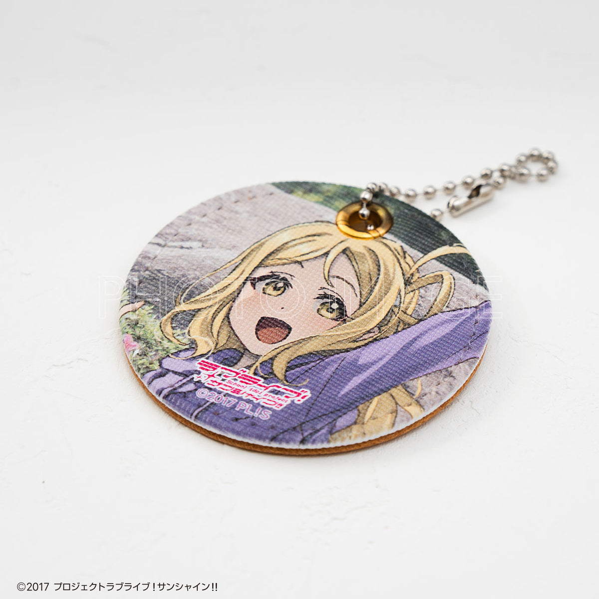 レザーキーホルダー　小原鞠莉