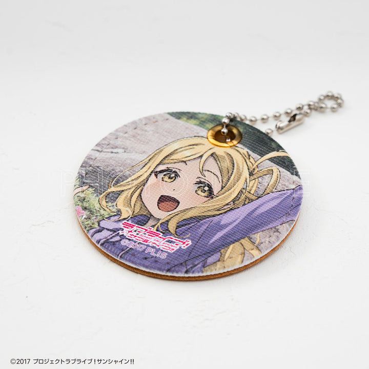 レザーキーホルダー　小原鞠莉
